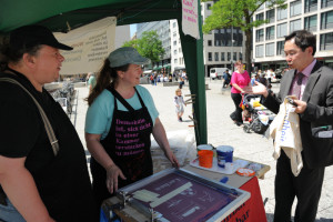 Lichtblau Siebdruck & Be Poet